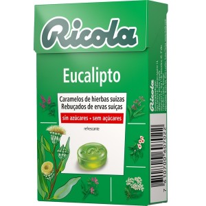 RICOLA CARAMELOS SIN AZUCAR EUCALIPTUS 50 G
